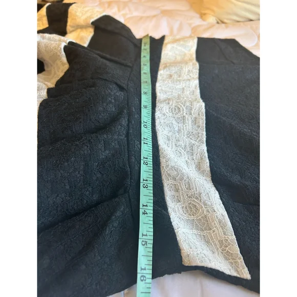 Women's Mi Ami Dress Size 1 small Black and White Striped - Picture 5 of 7